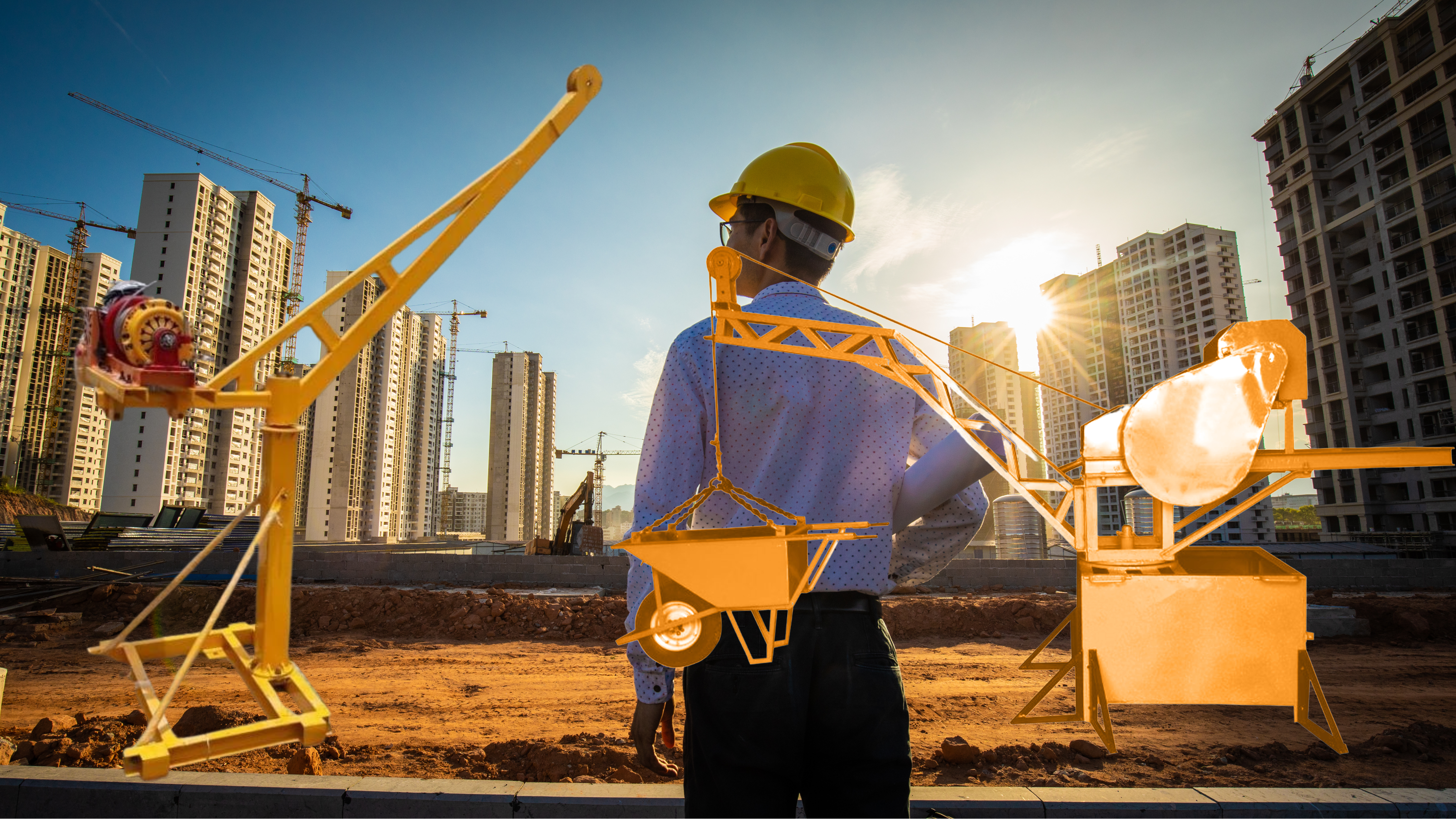 Monkey Crane for Construction Sites 